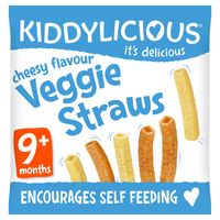 Kiddylicious Cheese Flavoured Veggie Straws - 9m+
